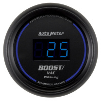 Laddtrycksmätare 52mm 30INHG / 30PSI COBALT DIGITAL